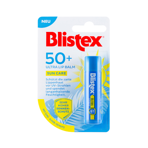 Blistex Sun 50 Ultra mit Verpackung